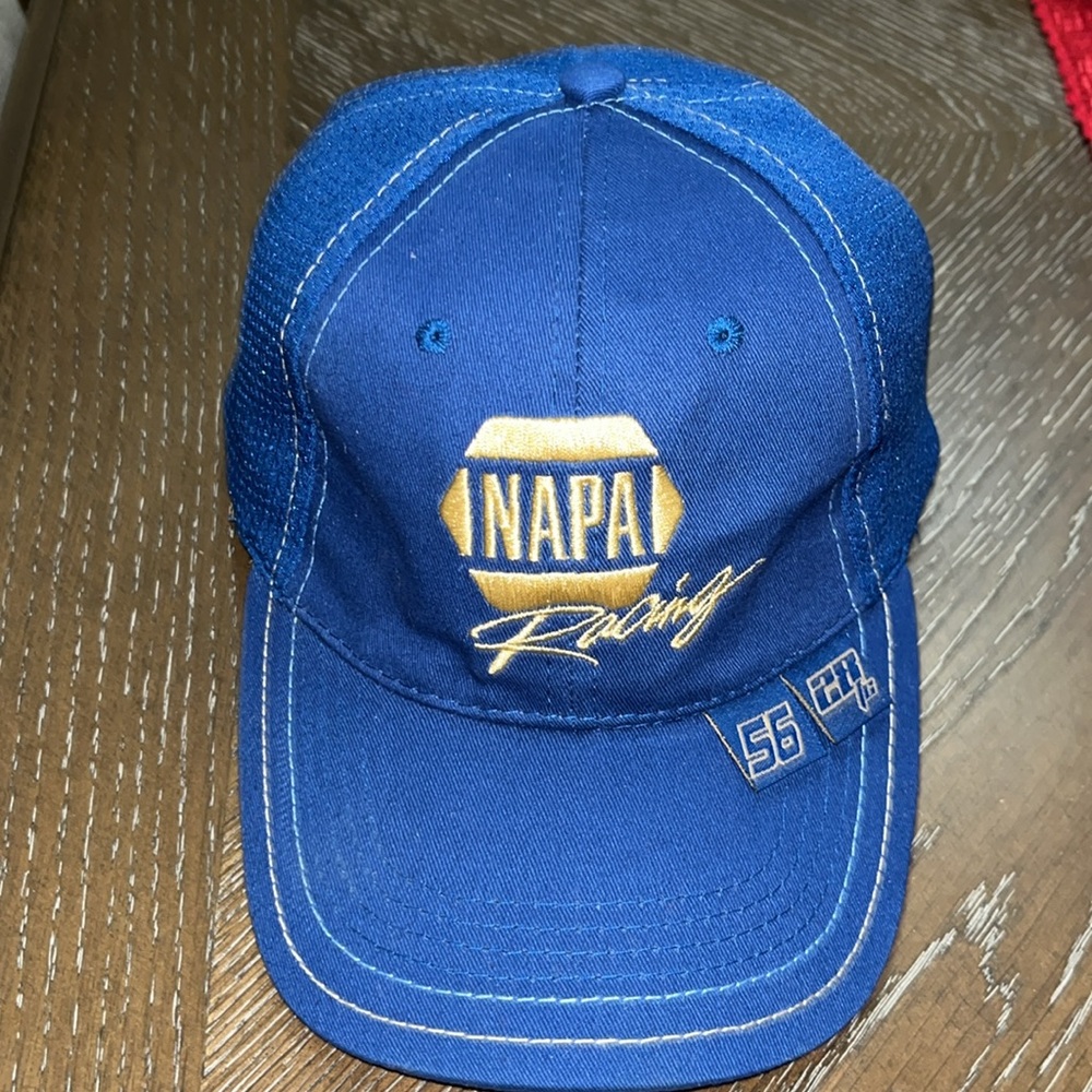 NAPA Racing blue Nascar gold embroidered 56 28 Martin Truex JR baseball cap